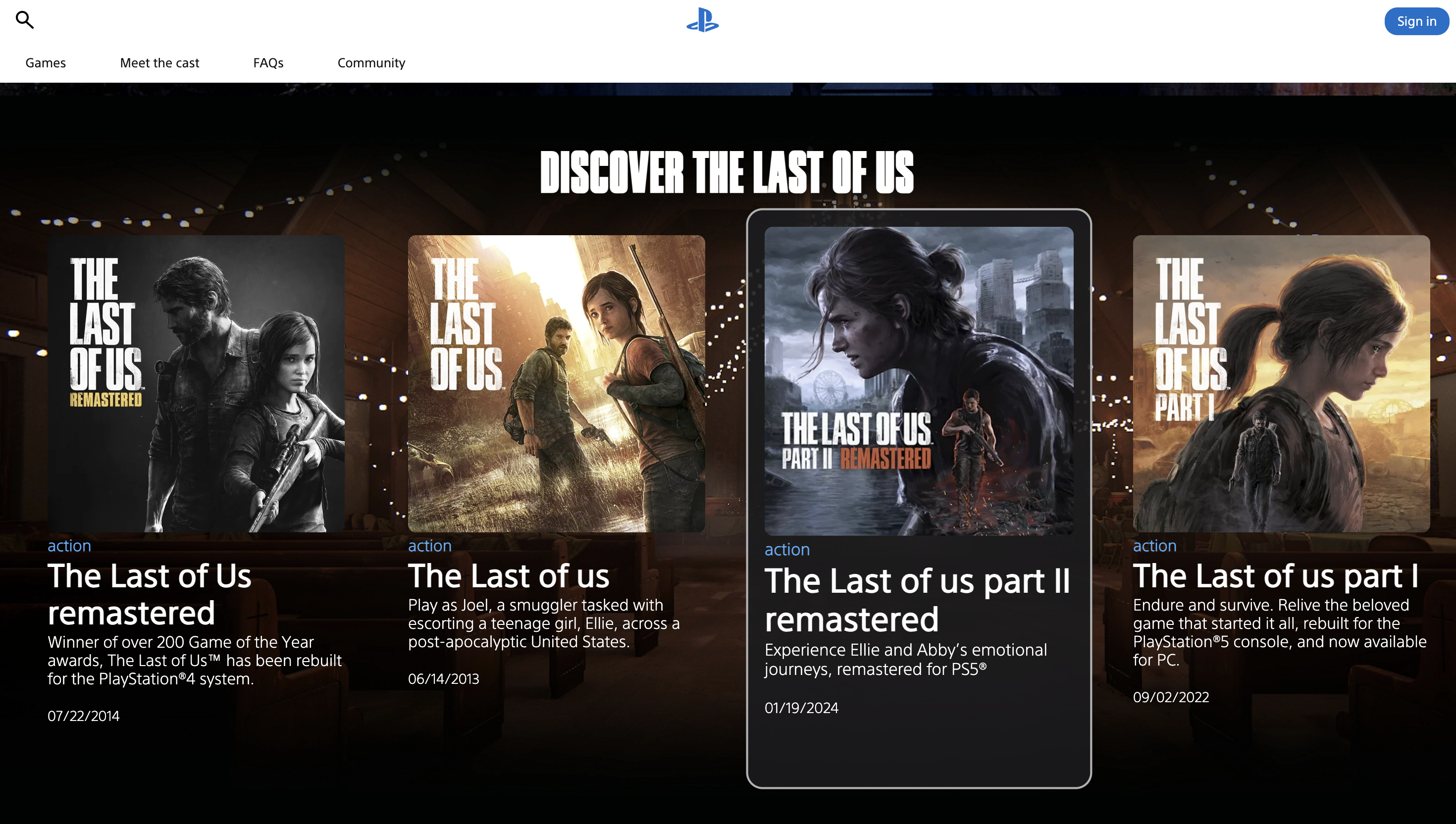 Website remake screenshot